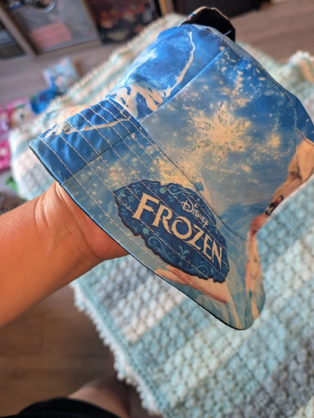 Disney Frozen Elsa Blue‎ Kids Bucket Hat